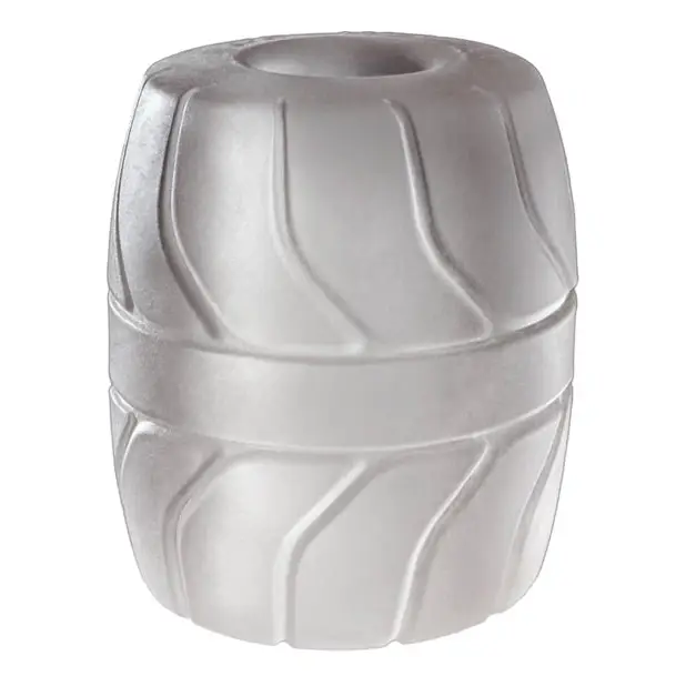 Perfect Fit SilaSkin Ball Stretcher - Opaque White - Penis Enhancement