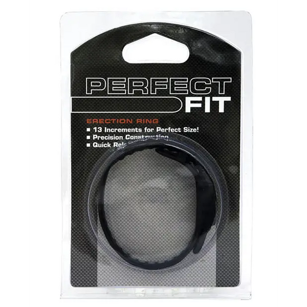 Perfect Fit Speed Shift 17 Adjustments Cock Ring - Black - Penis Enhancement