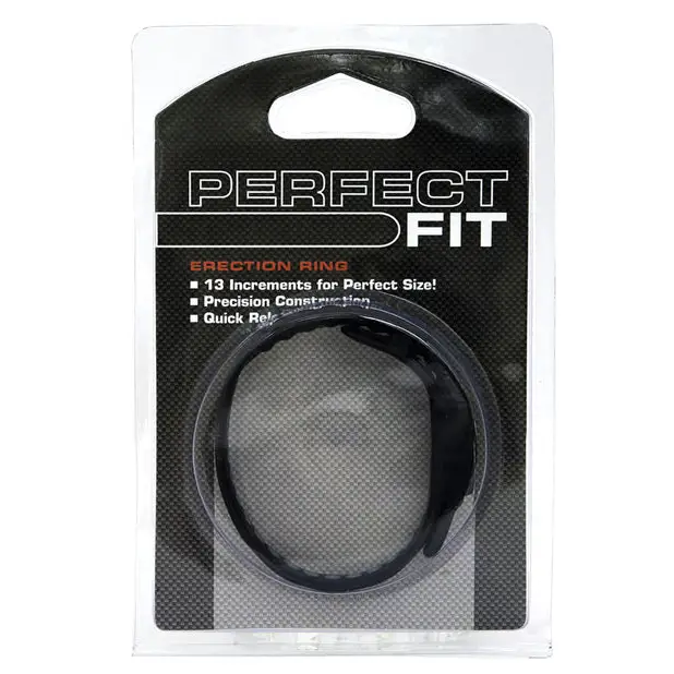Perfect Fit Speed Shift 17 Adjustments Cock Ring - Black - Penis Enhancement