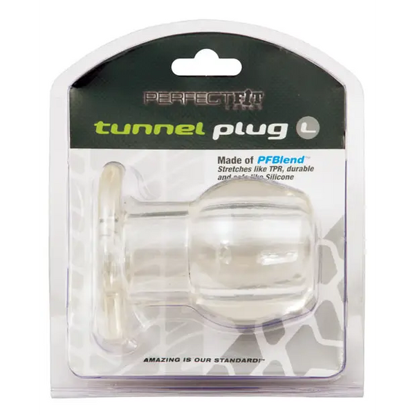 Perfect Fit Tunnel Plug Large - Clear - Anal Products
