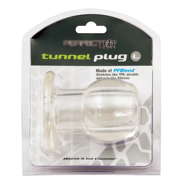 Perfect Fit Tunnel Plug Large - Clear - Anal Products