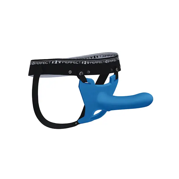 Perfect Fit Zoro 5.5’’ Strap On w/Case - Blue - Gay & Lesbian Products