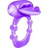 Pierced Tongue X-treme Vibrating Pleasure Ring - Purple - Stimulators