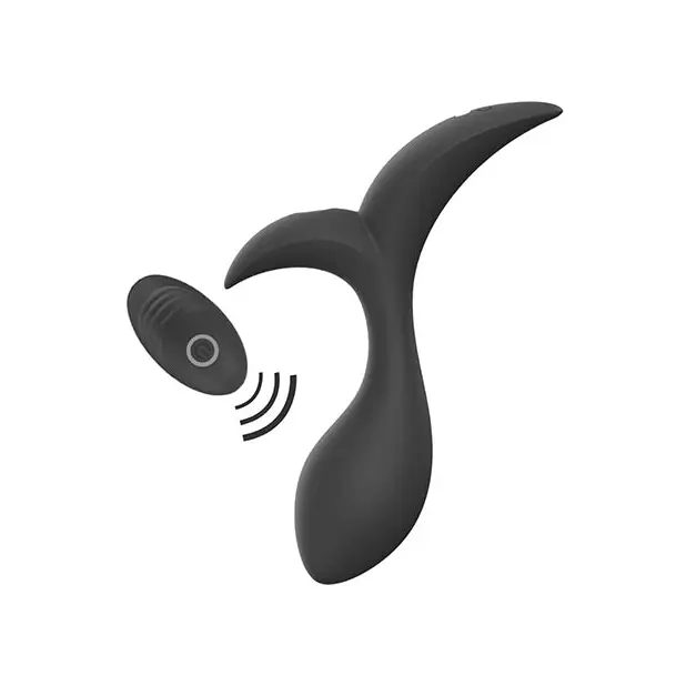 Pink Elephant Buzzy Bae Rechargeable Vibe w/Remote - Black - Anal Products