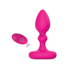 Pink Elephant Lil Rumble Rechargeable Vibe w/Remote - Pink - Anal Products