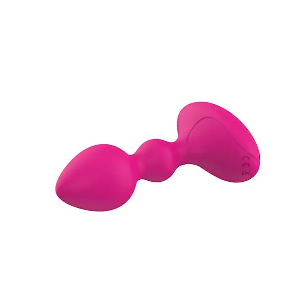 Pink Elephant Lil Rumble Rechargeable Vibe w/Remote - Pink - Anal Products