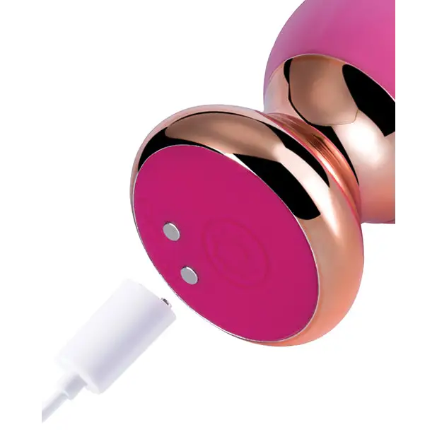 Pink Holic Curved Remote Vibrating Anal Plug - Anal Products