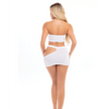 Pink Lipstick Femme Seamless Bandeau & Skirt Whtie O/S - Lingerie - Packaged