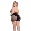 Pink Lipstick Girl Gone Bad Dress Black QN - Lingerie - Plus/Queen - Packaged