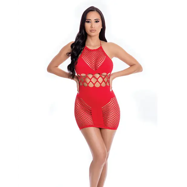 Pink Lipstick Girl Gone Bad Dress Red O/S - Lingerie - Packaged