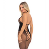 Pink Lipstick Sister of Mercy Bodystocking Black O/S - Lingerie - Packaged