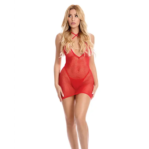 Pink Lipstick Spellbinding Dress Red O/S - Lingerie - Packaged