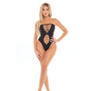 Pink Lipstick Treat Me Right Strapless Bodysuit Black O/S - Lingerie - Packaged