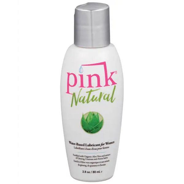 Pink Natural Water Based Lubricant for Women - 2.8 oz - Lubricants