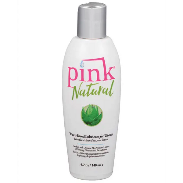 Pink Natural Water Based Lubricant for Women - 4.7 oz - Lubricants