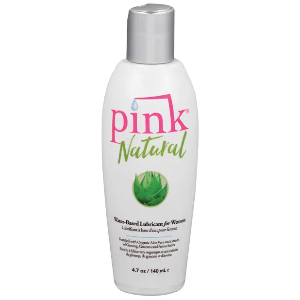 Pink Natural Water Based Lubricant for Women - 4.7 oz - Lubricants