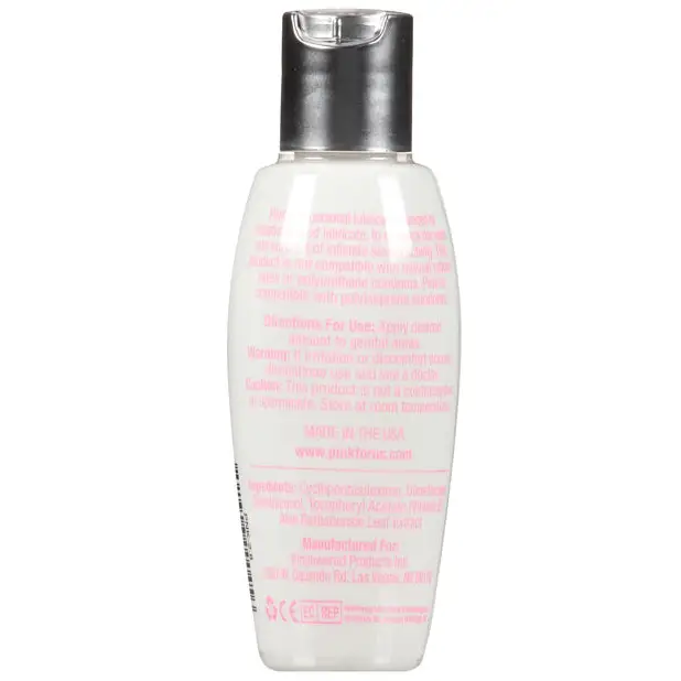 Pink Silicone Lube - 2.8 oz Flip Top Bottle - Lubricants