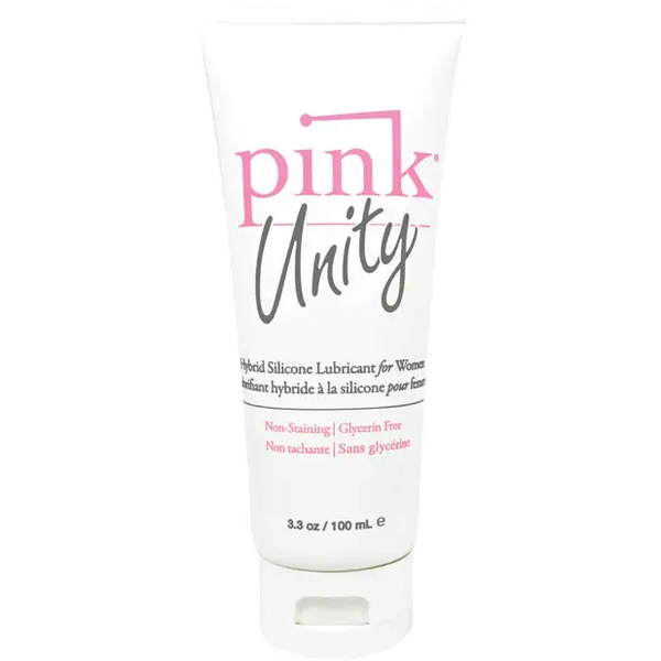 Pink Unity Hybrid Silicone Based Lubricant - 3.3 oz Tube - Lubricants