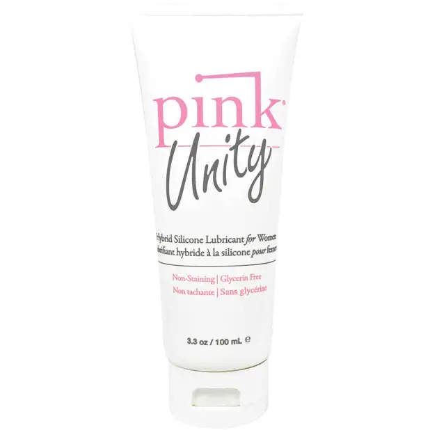 Pink Unity Hybrid Silicone Based Lubricant - 3.3 oz Tube - Lubricants