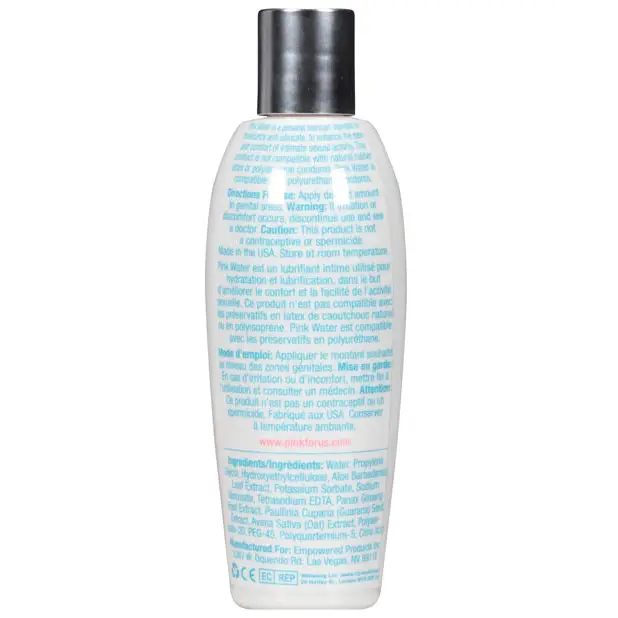 Pink Water Lube - 4.7 oz Flip Top Bottle - Lubricants