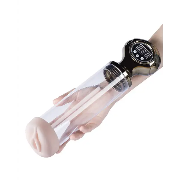 Pipe Male Masturbation Cup Penis Enlargement Pump - Clear - Penis Enhancement