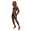 Pisces PU Leather Bicep & Back Harness Black O/S - Bondage Blindfolds & Restraints