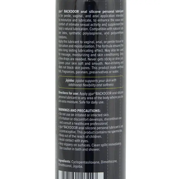 Pjur Back Door Anal Silicone Lubricant - 250 ml Bottle - Lubricants