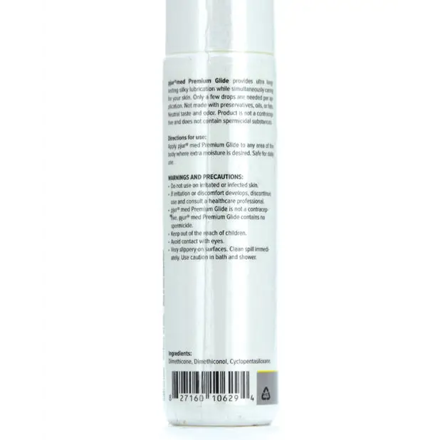 Pjur Med Premium Glide Concentrated Silicone Personal Lubricant - 100 ml Bottle - Lubricants