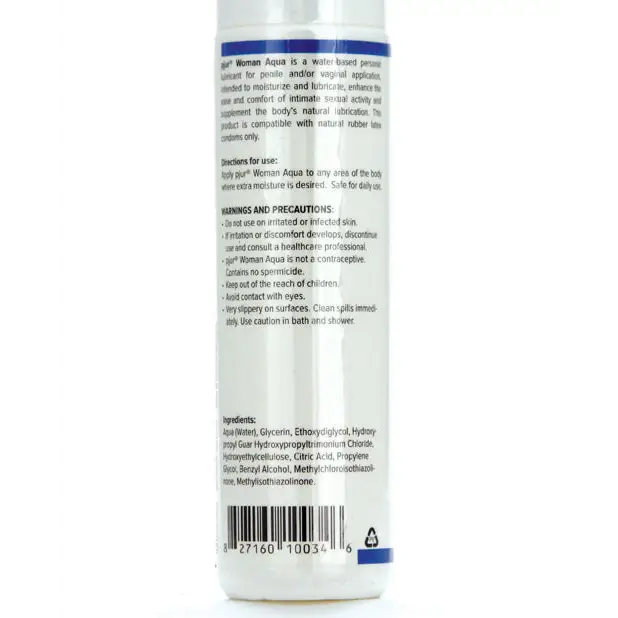 Pjur Woman Aqua Water Based Personal Lubricant - 100 ml Bottle - Lubricants