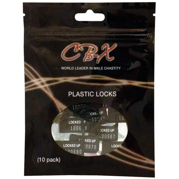 Plastic Cock Cage Lock - Pack of 10 - Bondage Blindfolds & Restraints