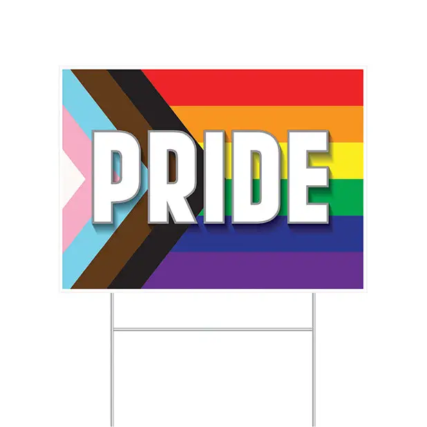 Plastic Pride Yard Sign - Gay & Lesbian Products