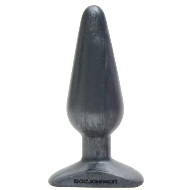 Platinum Silicone the Big End - Charcoal - Anal Products