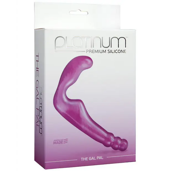 Platinum Silicone the Gal Pal - Purple - Strap Ons