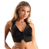 Play Schoolgirl Collared Button Down Halter Top Black O/S - Costumes