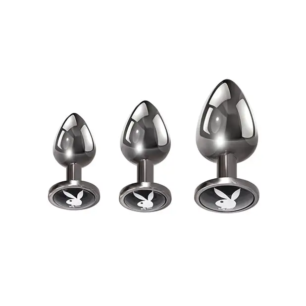 Playboy Pleasure Pleasure 3 Ways Butt Plugs - Anal Products