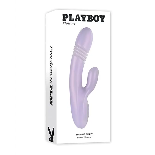 Playboy Pleasure Bumping Bunny Rabbit Vibrator - Opal - Vibrators