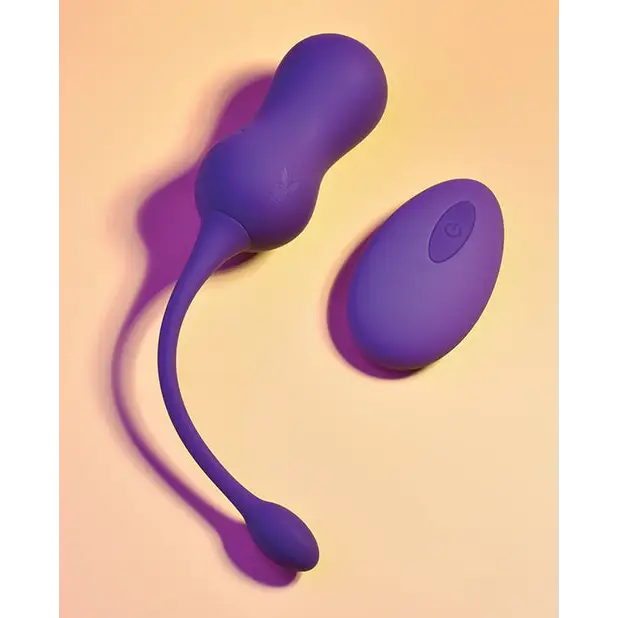 Playboy Pleasure Double Time Kegel Balls - Acai - Sexual Enhancers