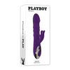 Playboy Pleasure Hop To It Rabbit Vibrator - Acai - Vibrators