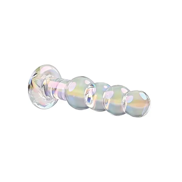 Playboy Pleasure Jewels Beads Anal Plug - Clear