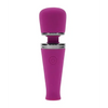 Playboy Pleasure Mic Drop Petite Wand Vibrator - Fuschia - Massage Products