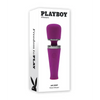 Playboy Pleasure Mic Drop Petite Wand Vibrator - Fuschia - Massage Products