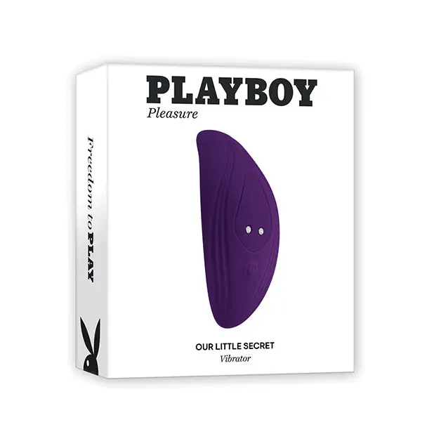 Playboy Pleasure Our Little Secret Panty Vibrator - Acai - Stimulators