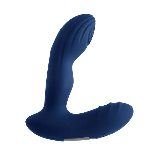 Playboy Pleasure Pleasure Pleaser Prostate Massager - Deep Ocean - Anal Products