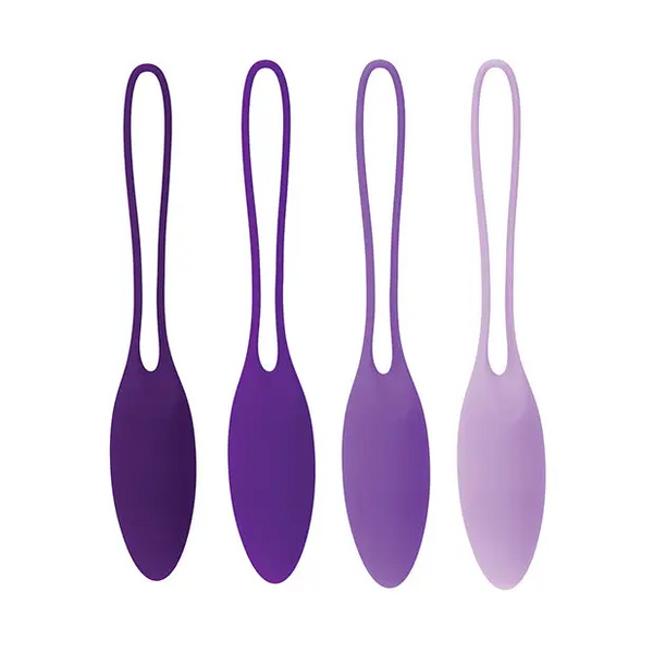 Playboy Pleasure Put In Work Kegel Set - Acai/Ombre - Sexual Enhancers