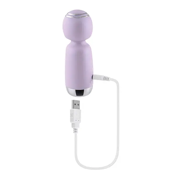 Playboy Pleasure Royal Mini Wand - Opal - Massage Products