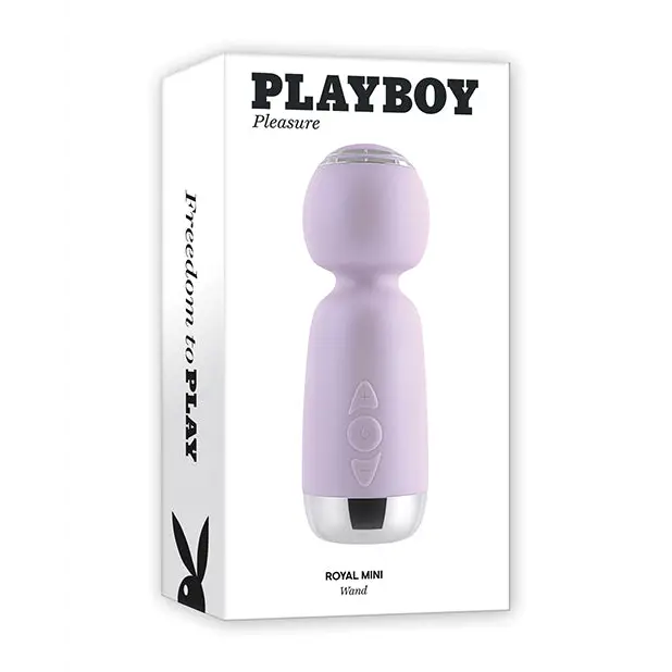 Playboy Pleasure Royal Mini Wand - Opal - Massage Products