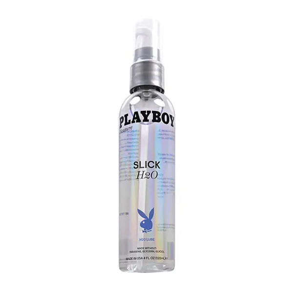 Playboy Pleasure Slick H20 Lubricant - 4 oz - Lubricants