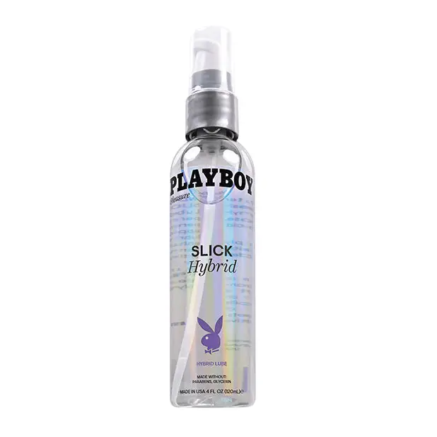 Playboy Pleasure Slick Hybrid Lubricant - 4 oz - Lubricants