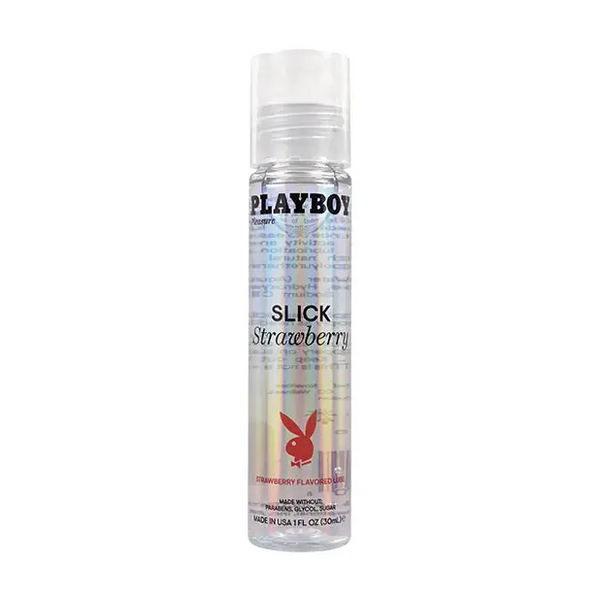 Playboy Pleasure Slick Lubricant - 1 oz Strawberry