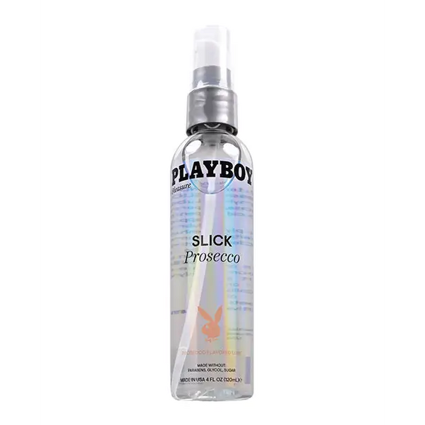 Playboy Pleasure Slick Lubricant - 4 oz Prosecco - Lubricants